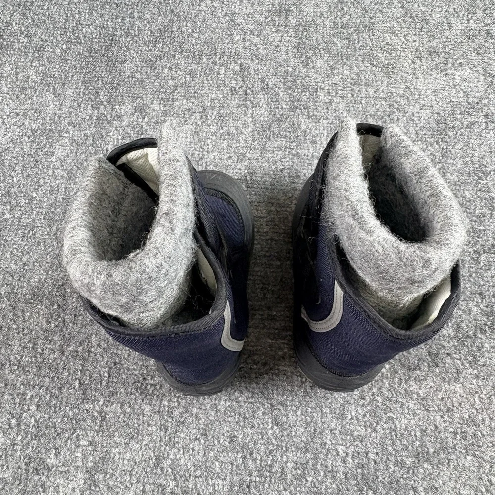 L.L.Bean Toddler Snow Boots Kids 7 Navy Blue Winter Insulated Outdoor Preppy